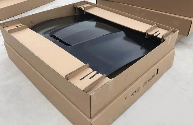 15-17 Mustang GT350 Style Aluminum Hood (Fits All 15-17 Models) Direct Fit & Includes Plastic Grille Insert - ONECARWORLD