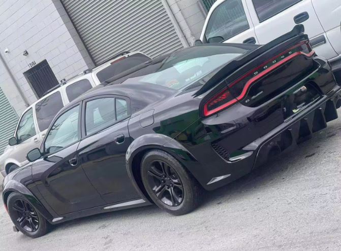 Charger SRT Style Hellcat Full Complete Wide Body Kit For Dodge Charger 2015-2022