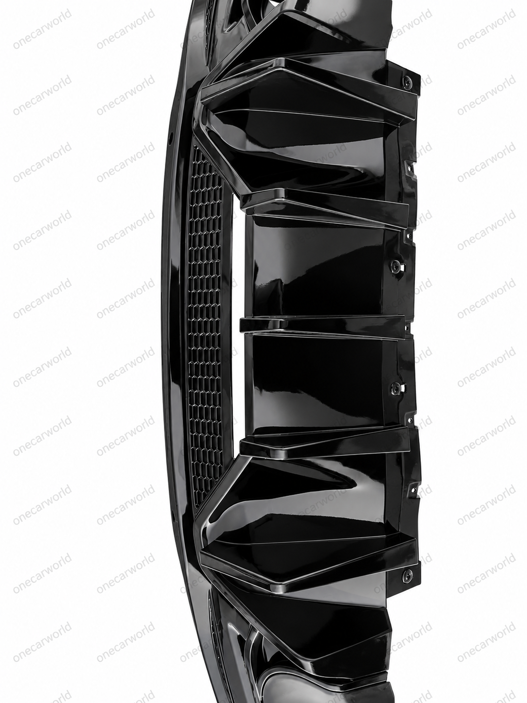Mustang 2024+ Dark Horse Style Rear Diffuser | Glossy Black | For EcoBoost & GT | OneCarWorld