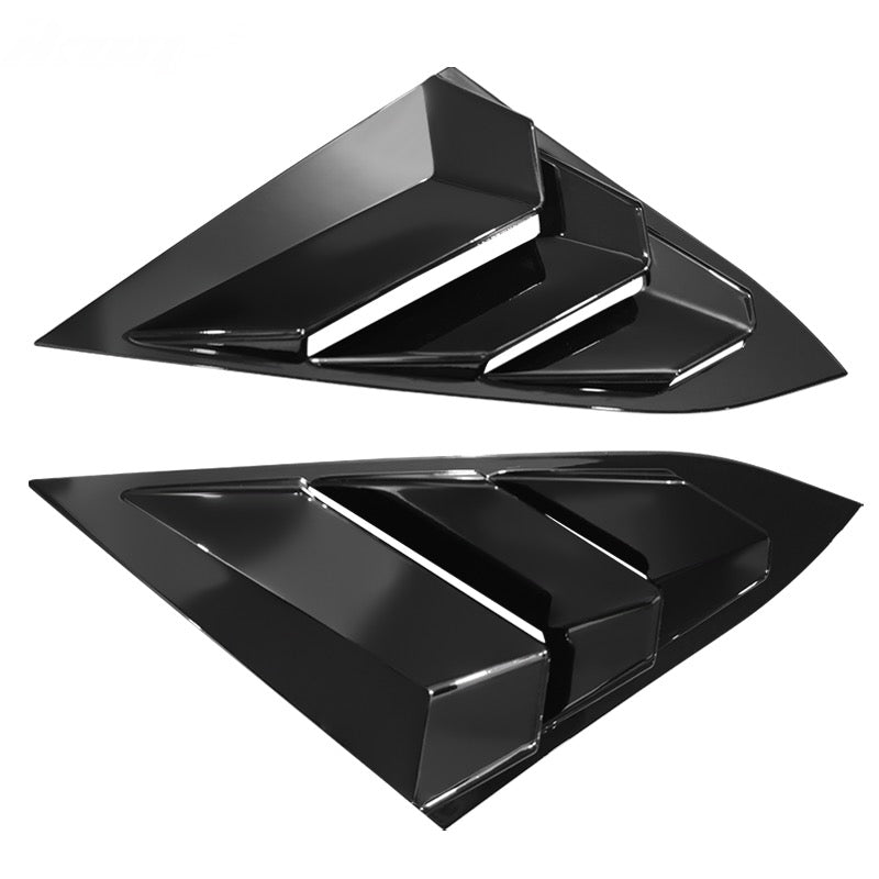 Honda Civic 2023-2024 Rear Window Louver Glossy black