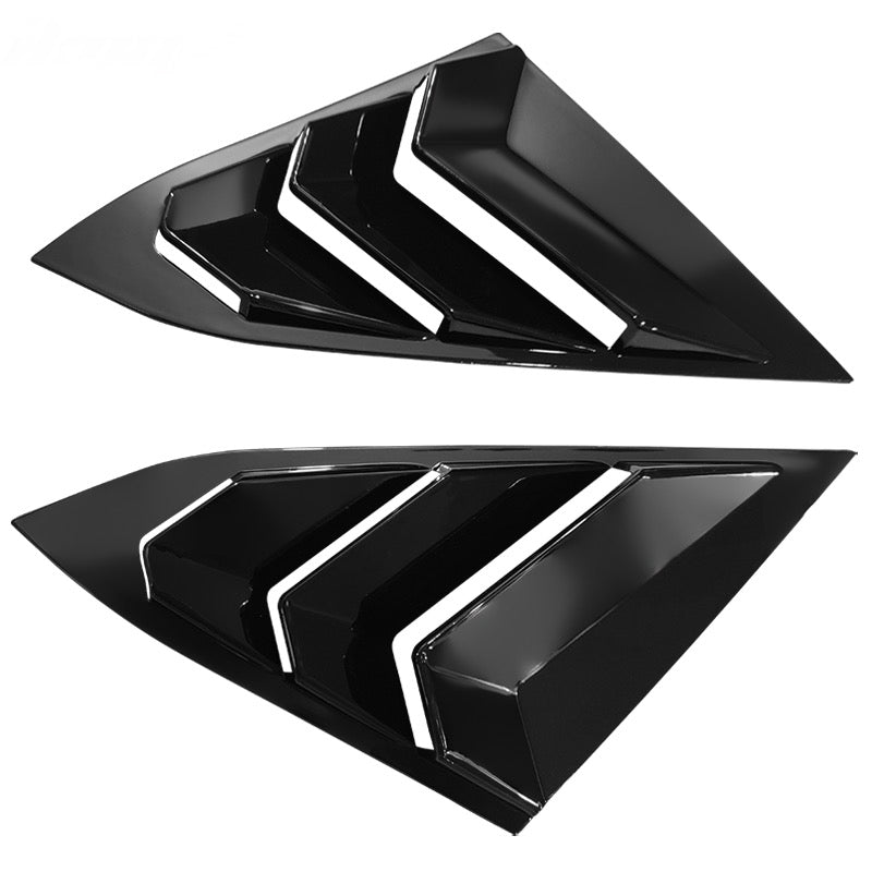 Honda Civic 2023-2024 Rear Window Louver Glossy black