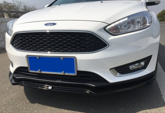 Ford Focus SE/SEL 2015-2018 Glossy Black Flexible Front Lip Onecarworld