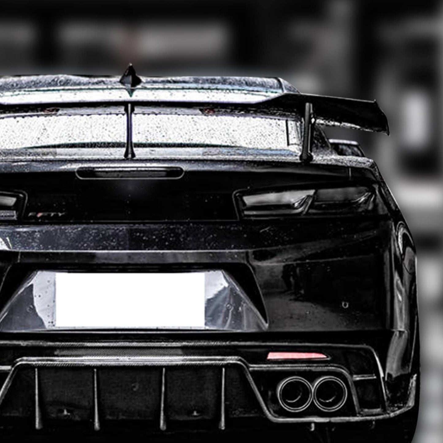 Rear Trunk Spoiler Lip, High Strength Gloss Black GT Style Anti Fade Trunk Spoiler Wing Replacement for Camaro ZL1 1LE 16‑21 for Car Adaptations - ONECARWORLD