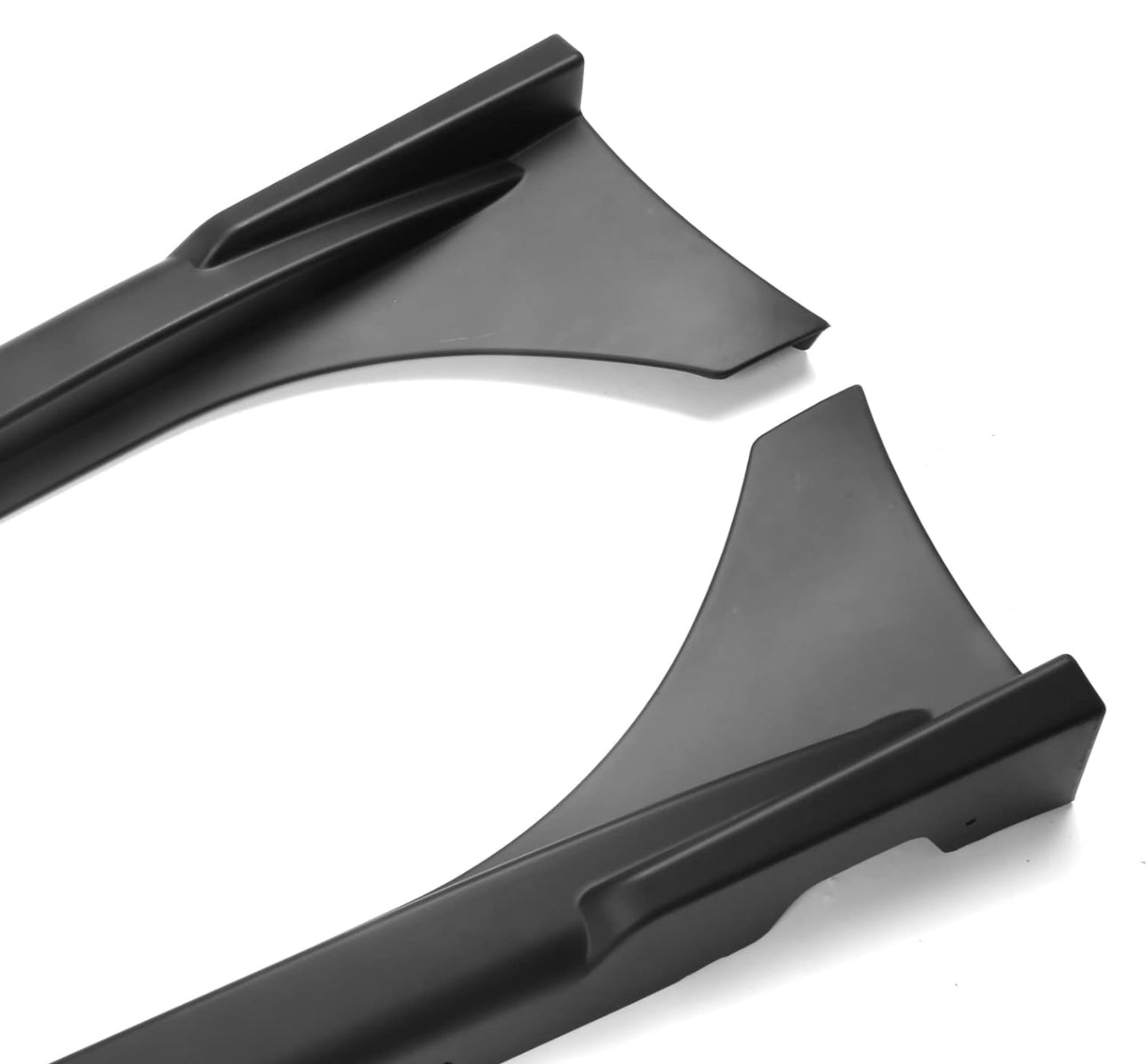 Side Skirts Compatible with 2022-2024 Honda Civic 11th Gen Sedan Hatchback 4-Door, Glossy Black PP Mugen Style Side Skirts Extension Rocker Panels Added on Bodykit 2PCS