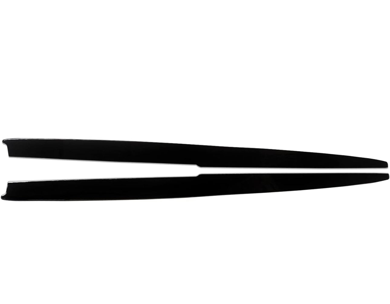 BMW 3-Series F30 F31 2012-2018 Side Skirts For M-Sport Bumper, ABS Painted Gloss Black Side Rocker Panel Extension Lip - ONECARWORLD