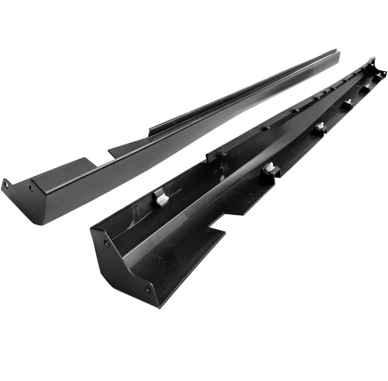 Dodge Charger Side Skirts Compatible SRT Style Glossy Black Extension Rocker Panel 2014-2023 - ONECARWORLD