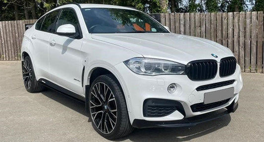 2015-2019 BMW F16 X6 M-PERFORMANCE STYLE FRONT+REAR AERO BODY KIT (BLACK)