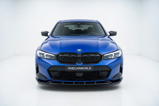 BMW 3 Series M340i / M-Pack G20 / G21 Facelift 2022 Front Splitter Glossy Black Onecarworld