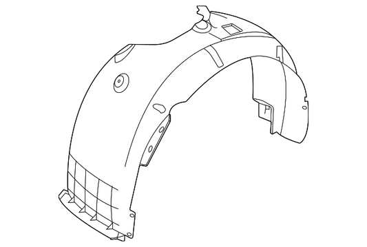 2024 Hyundai Elantra Fender Liner + Bumper Cover For 2024 Elantra Luxury Model