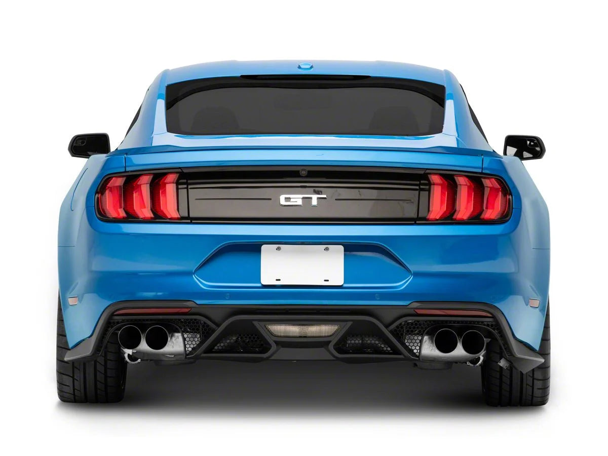Rear Diffuser GT500 Style Ford Mustang 2018-2023 Matte Black - ONECARWORLD