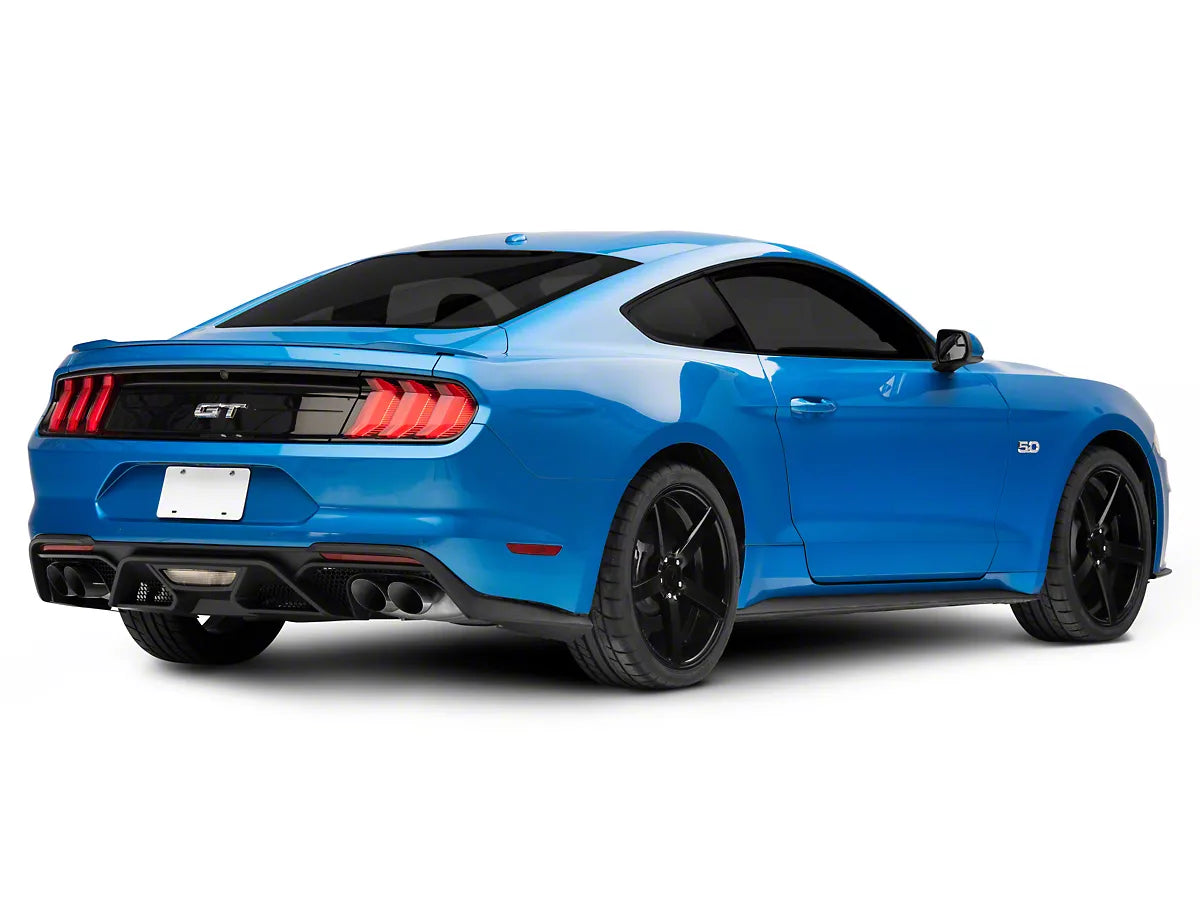 Rear Diffuser GT500 Style Ford Mustang 2018-2023 Matte Black - ONECARWORLD