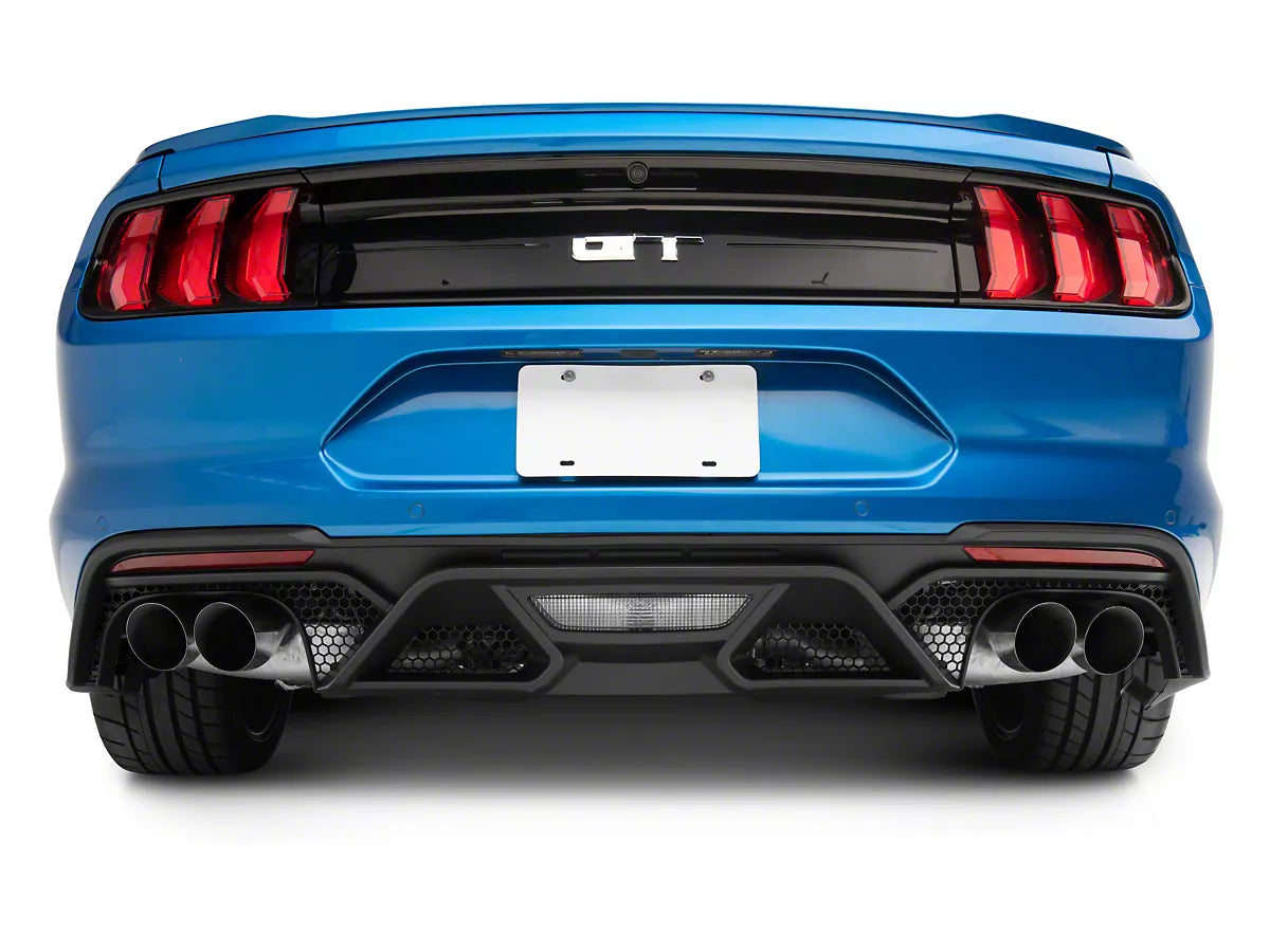 Rear Diffuser GT500 Style Ford Mustang 2018-2023 Matte Black - ONECARWORLD