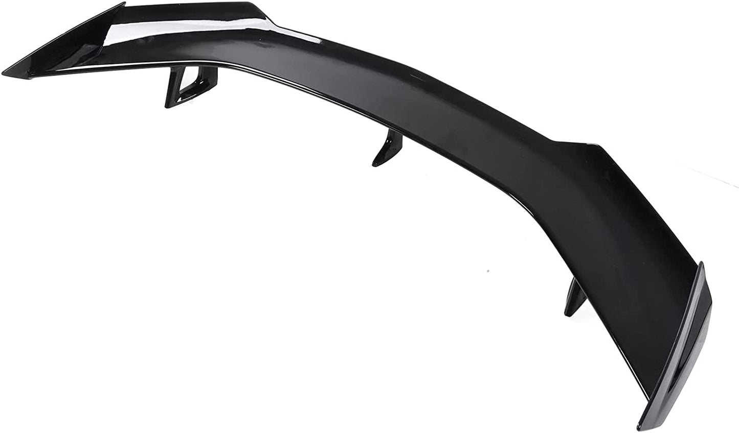 Rear Trunk Spoiler Lip, High Strength Gloss Black GT Style Anti Fade Trunk Spoiler Wing Replacement for Camaro ZL1 1LE 16‑21 for Car Adaptations - ONECARWORLD