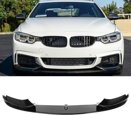 2014-2020 BMW 4 Series F32 F33 F36, Front Lip & Rear Diffuser & Side Skirts ABS Painted Gloss Black M Sports - ONECARWORLD