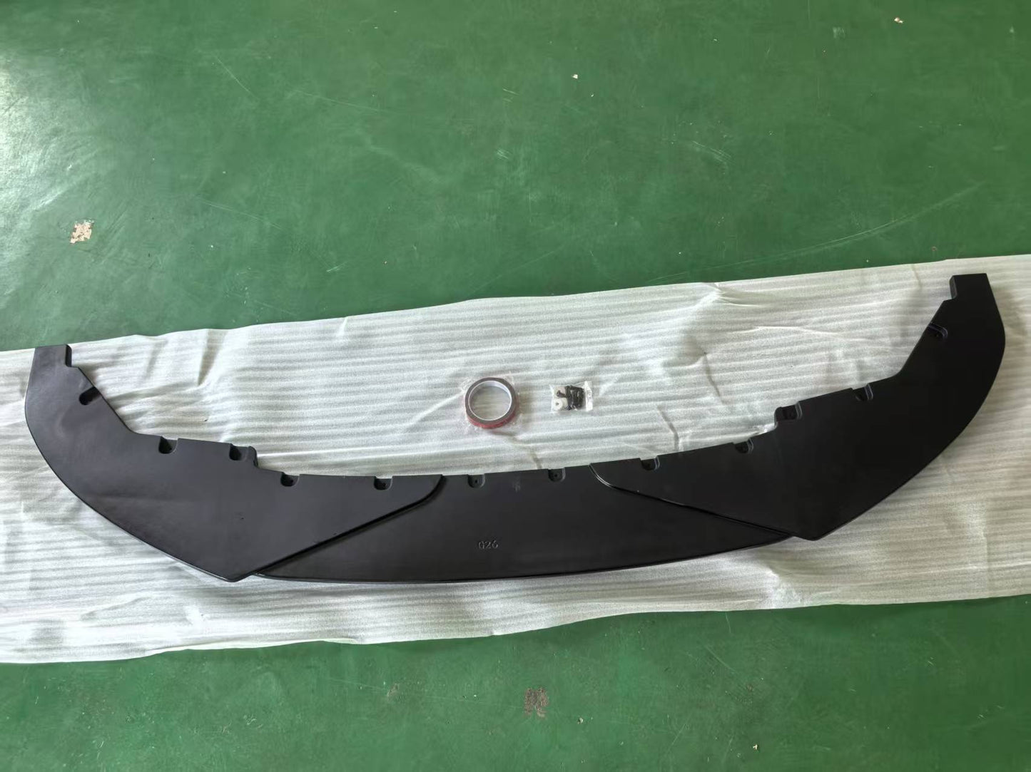 BMW 2021-2023 4 Series G26 M Sport Gloss Black Front Lip Spoiler Onecarworld