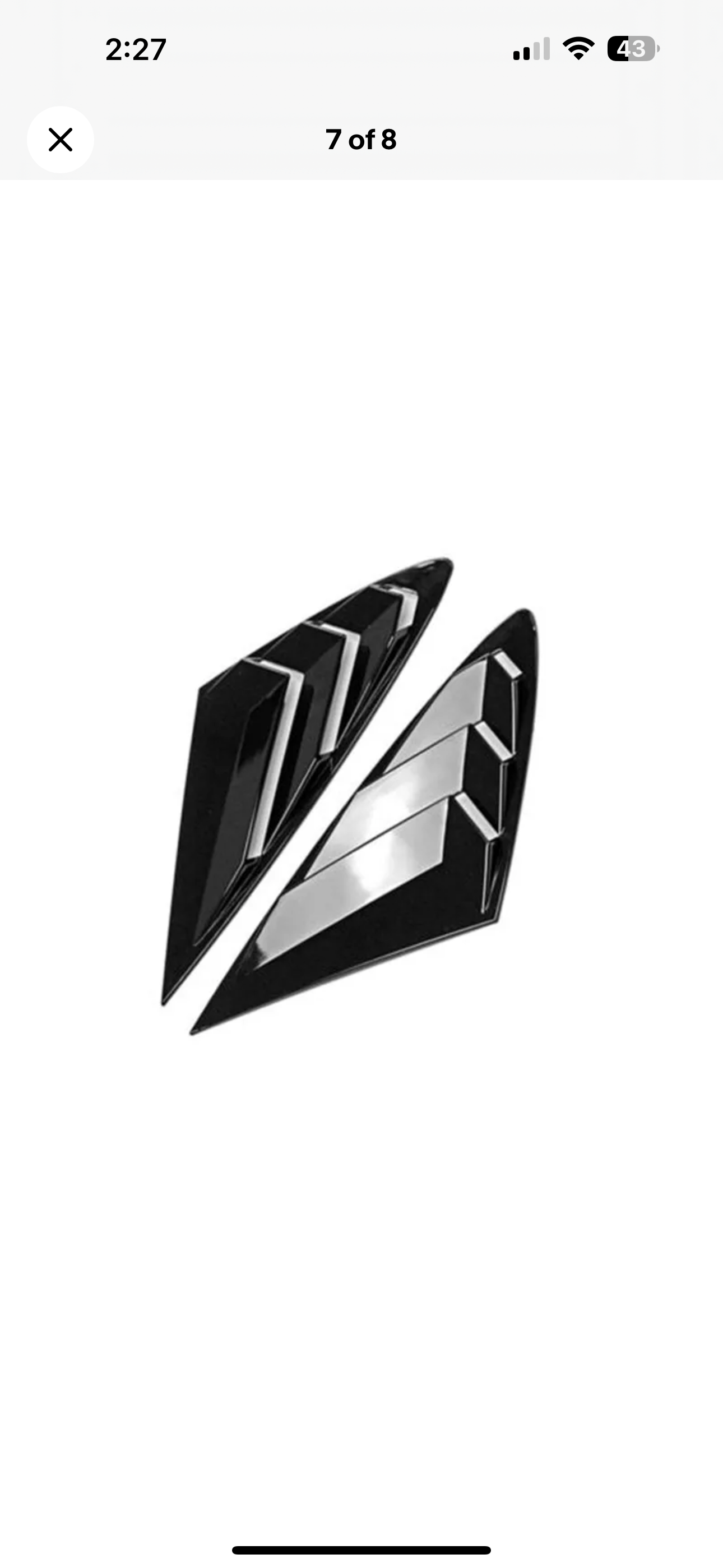 Side Vent Window Scoop Louver Cover Trim For Hyundai Sonata 2020-2022 - ONECARWORLD