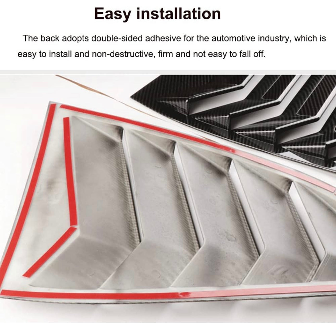 Side Vent Window Scoop Louver Cover Trim for HONDA CRV BREEZE 2017-2021 gloss black - ONECARWORLD