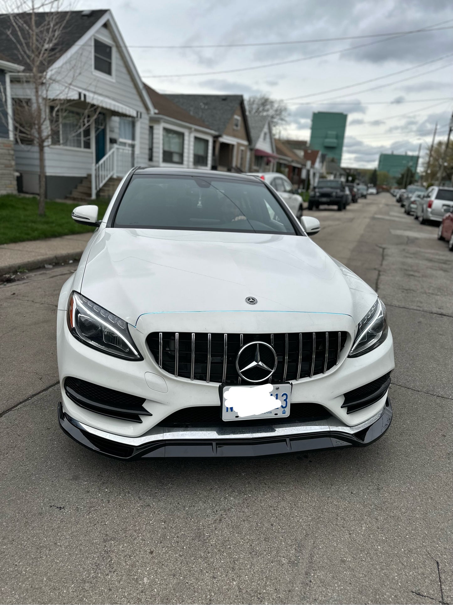 BENZ W205 SPORTS C180 C200 C250 C300 C400 C450 C43 C63 2015-2018 FRONT LIP - ONECARWORLD