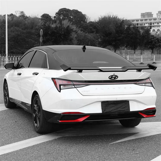 Hyundai Elantra Glossy Black Trunk Spoiler 2015-2022 - ONECARWORLD