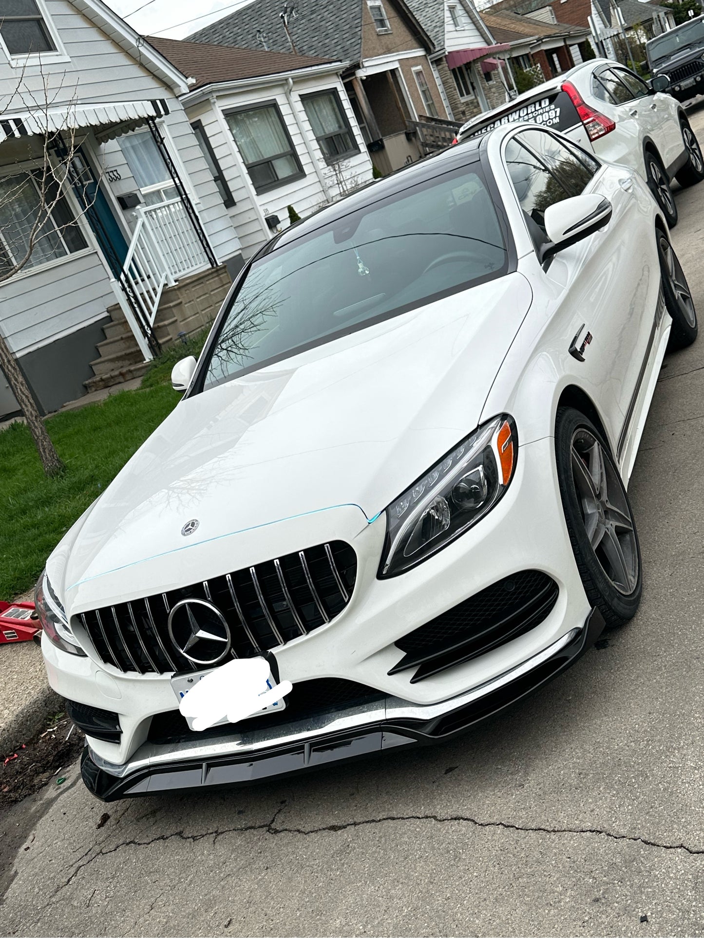 BENZ W205 SPORTS C180 C200 C250 C300 C400 C450 C43 C63 2015-2018 FRONT LIP - ONECARWORLD