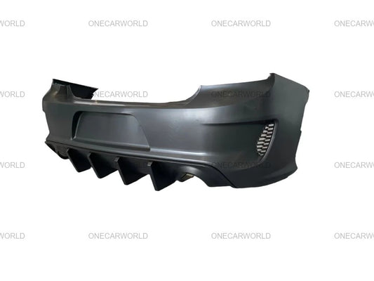 SRT Hellcat Style Rear Bumper Conversion – Fits Dodge Charger (2015–2024) 2021 Face-Lift Design | Unpainted | Polypropylene | Onecarworld