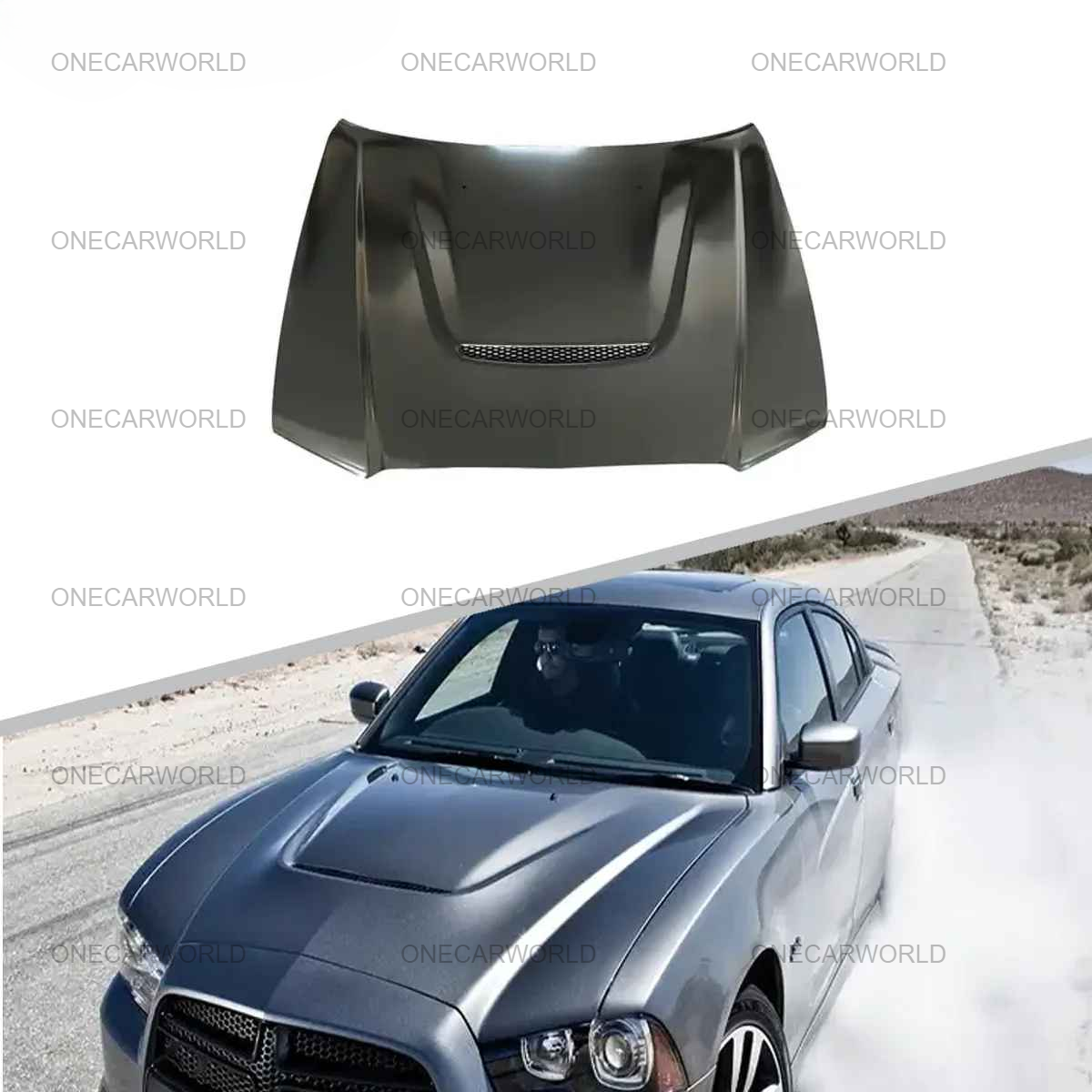 Dodge Charger SRT Style High Quality Aluminum Hood for 2008-2014 Onecarworld