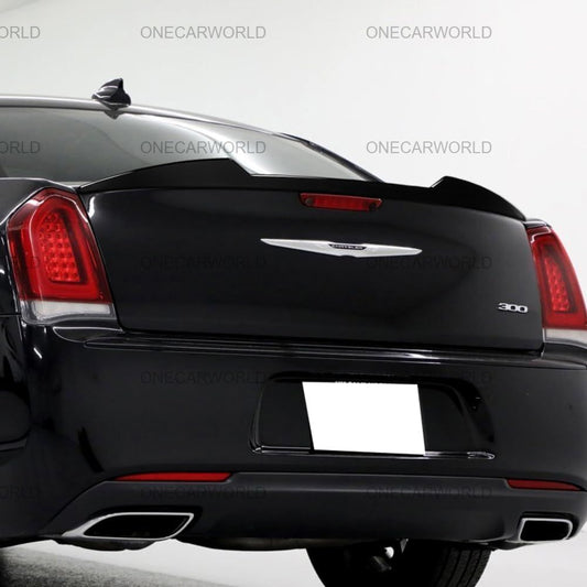 Chrysler 300/300C/300S (2011–2023) Glossy Black Rear Trunk Lip Spoiler | V-Style Rear Wing Replacement Onecarworld