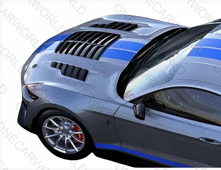 Ford Mustang GT500 KR Style Aluminum Hood 2015–2017 High Quality Onecarworld