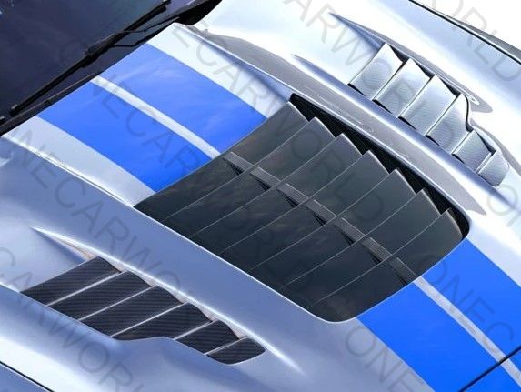 Ford Mustang GT500 KR Style Aluminum Hood 2015–2017 High Quality Onecarworld