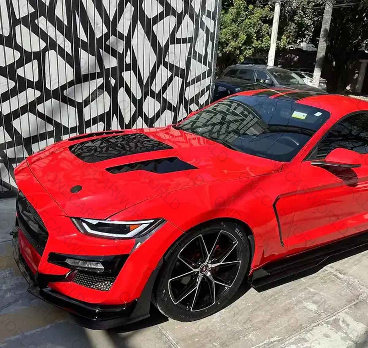 Ford Mustang GT500 KR Style Aluminum Hood 2018–2022 High Quality Onecarworld