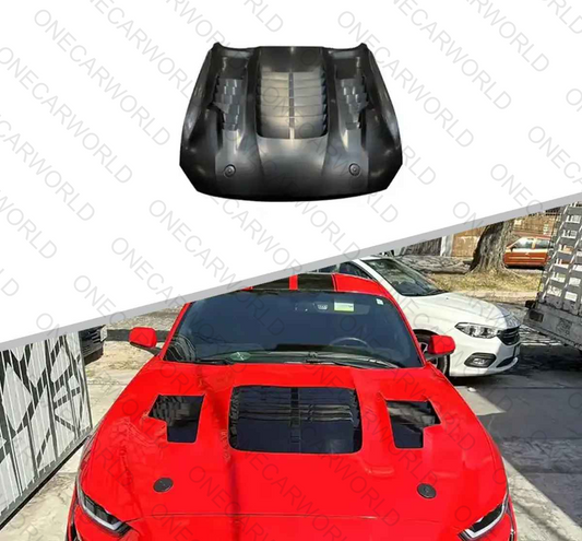 Ford Mustang GT500 KR Style Aluminum Hood 2018–2022 High Quality Onecarworld