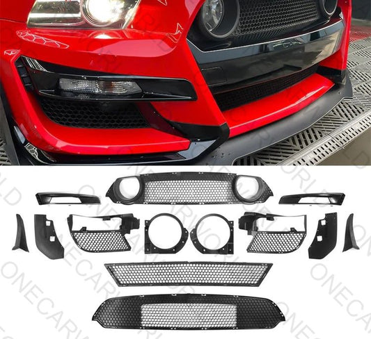 Ford Mustang 2010-2014 Base & GT Models GT500 Style Conversion Bumper High Quality Onecarworld