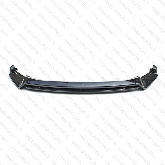 Volkswagen Tiguan R-Line Front Bumper Lip 2022+ Gloss Black Onecarworld