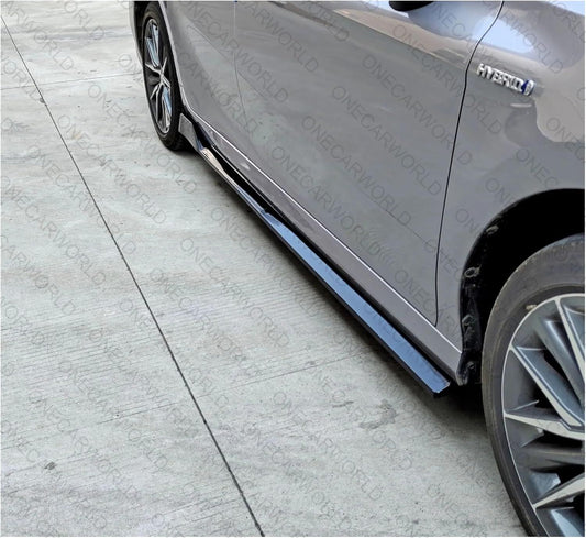 Toyota Camry Side Splitter Lip Skirts 2018–2024 Glossy Black – Onecarworld