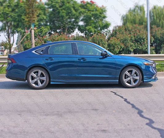 Honda Accord Side Skirts 2023–2024 Glossy Black Sport Style – Onecarworld