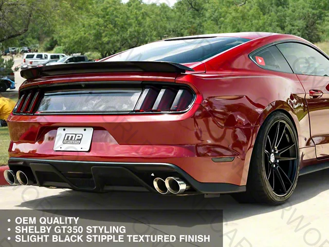 MP Concepts GT350 Style Ford Mustang 2015–2017 Rear Bumper & Diffuser Kit – Unpainted – Onecarworld