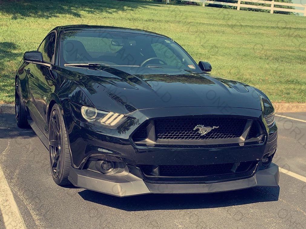 Ford Mustang 2015–2017 RTR Style Front Lip Chin Spoiler – MP Concepts – Gloss Black – Onecarworld