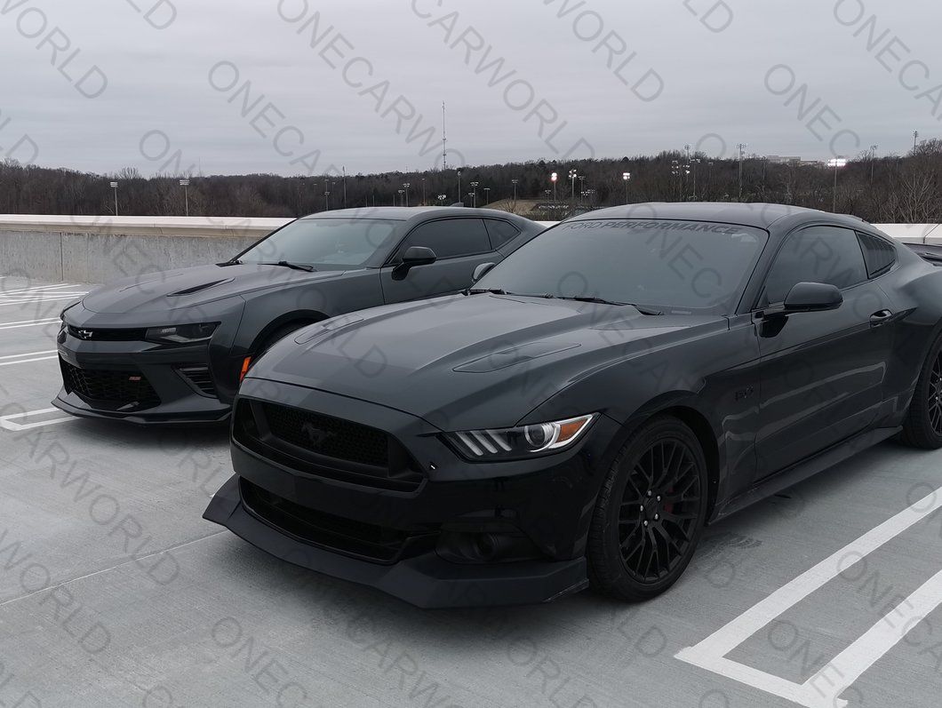Ford Mustang 2015–2017 RTR Style Front Lip Chin Spoiler – MP Concepts – Gloss Black – Onecarworld