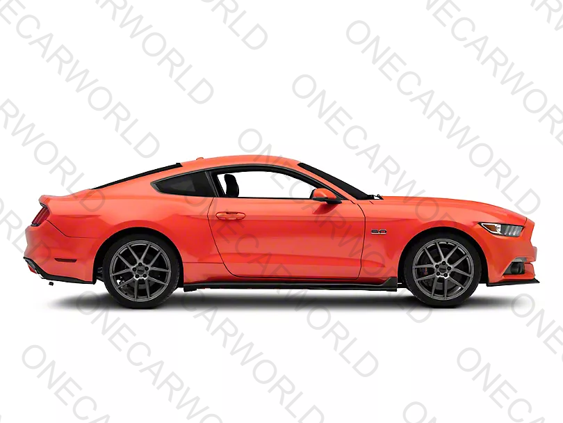 Ford Mustang GT/EcoBoost/V6 2015–2023 MP Concepts Side Skirts GT500 Style – Textured Black – Onecarworld
