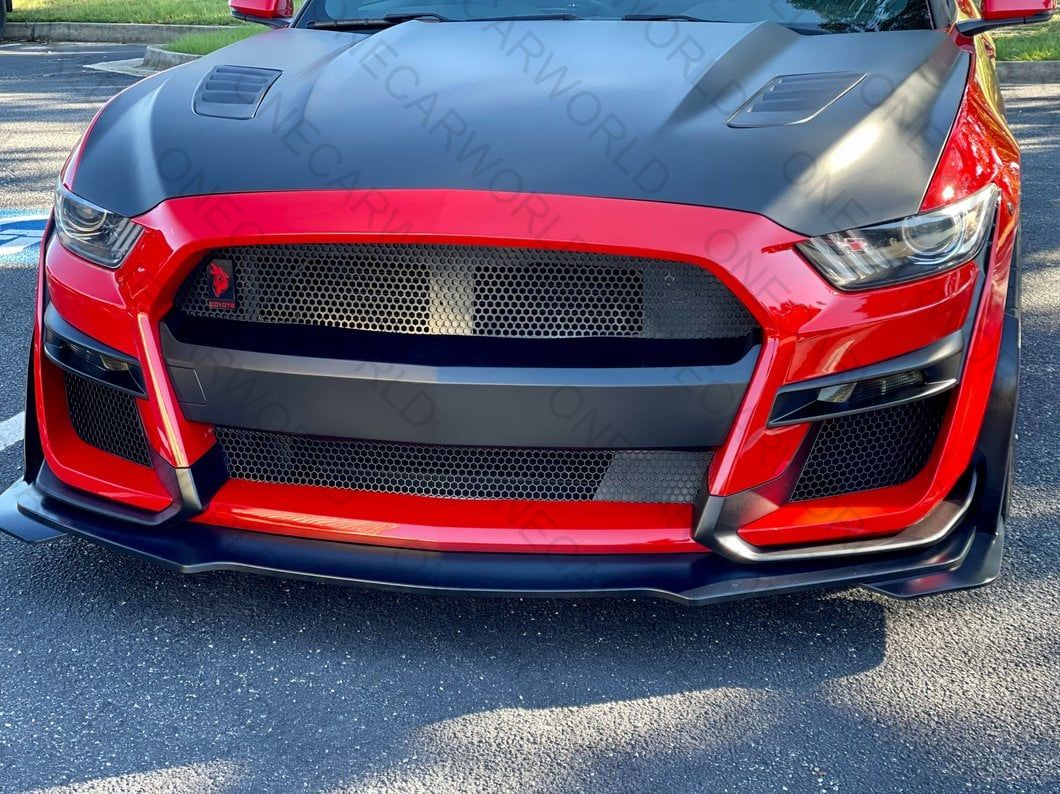MP Concepts Front Bumper for Ford Mustang GT/EcoBoost/V6 2015–2017 GT500 Style – Unpainted – Onecarworld