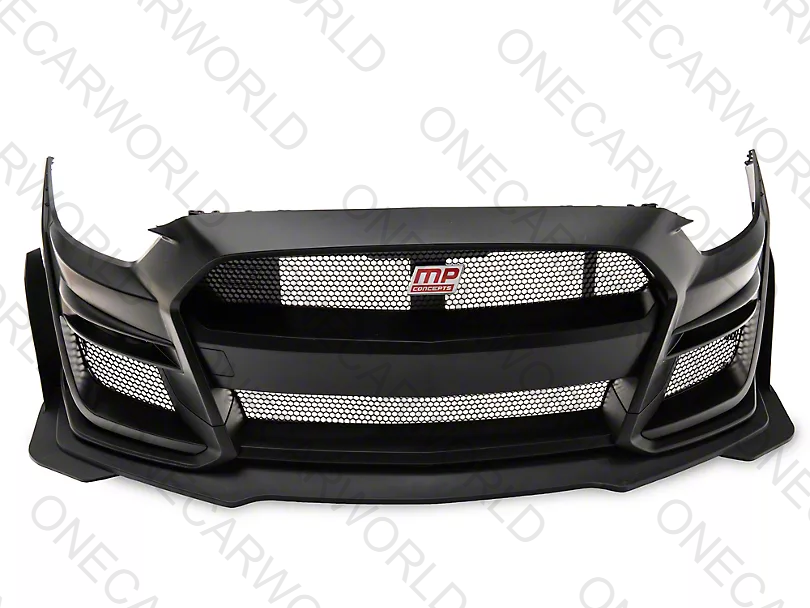MP Concepts Front Bumper for Ford Mustang GT/EcoBoost/V6 2015–2017 GT500 Style – Unpainted – Onecarworld