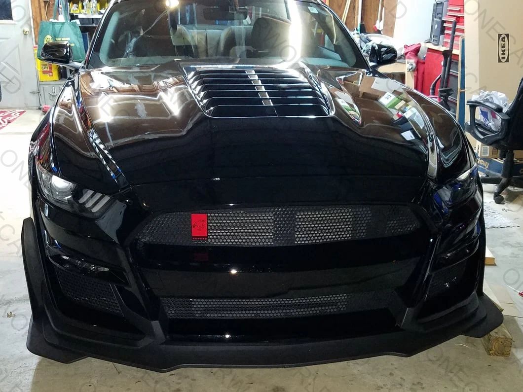 MP Concepts Front Bumper for Ford Mustang GT/EcoBoost/V6 2015–2017 GT500 Style – Unpainted – Onecarworld