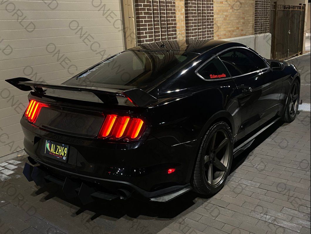 MP Concepts Rear Spoiler for Ford Mustang Fastback 2015–2022 – Track Style – Unpainted – Onecarworld