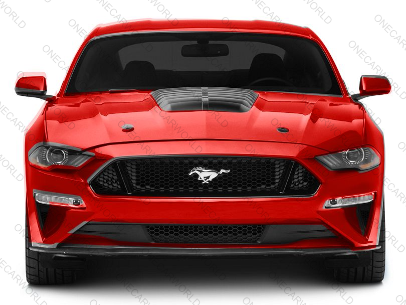 MP Concepts GT500 Style Aluminum Hood – Unpainted | Fits 2018–2023 Mustang GT, EcoBoost, V6 | Heat Extractor | Onecarworld