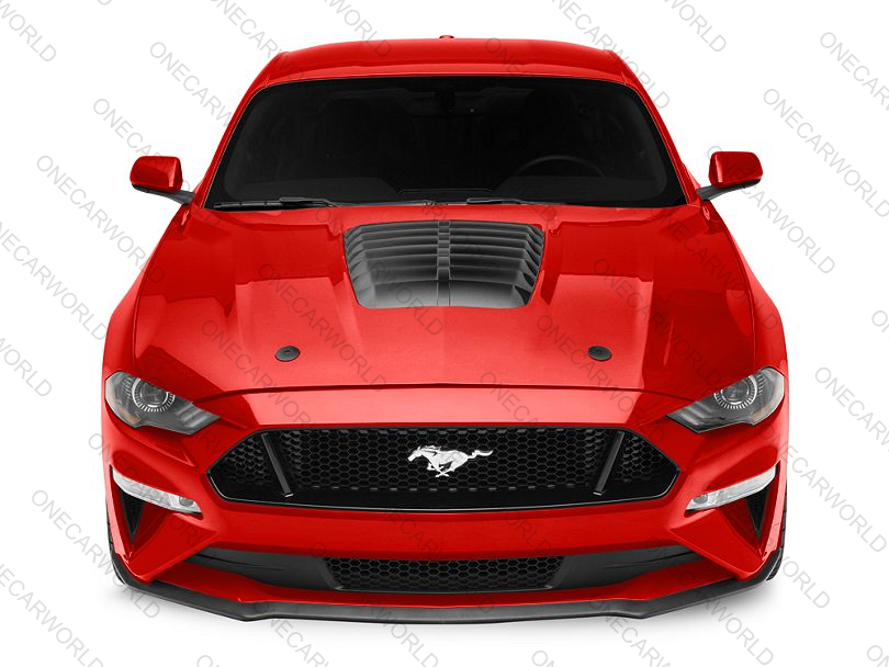 MP Concepts GT500 Style Aluminum Hood – Unpainted | Fits 2018–2023 Mustang GT, EcoBoost, V6 | Heat Extractor | Onecarworld