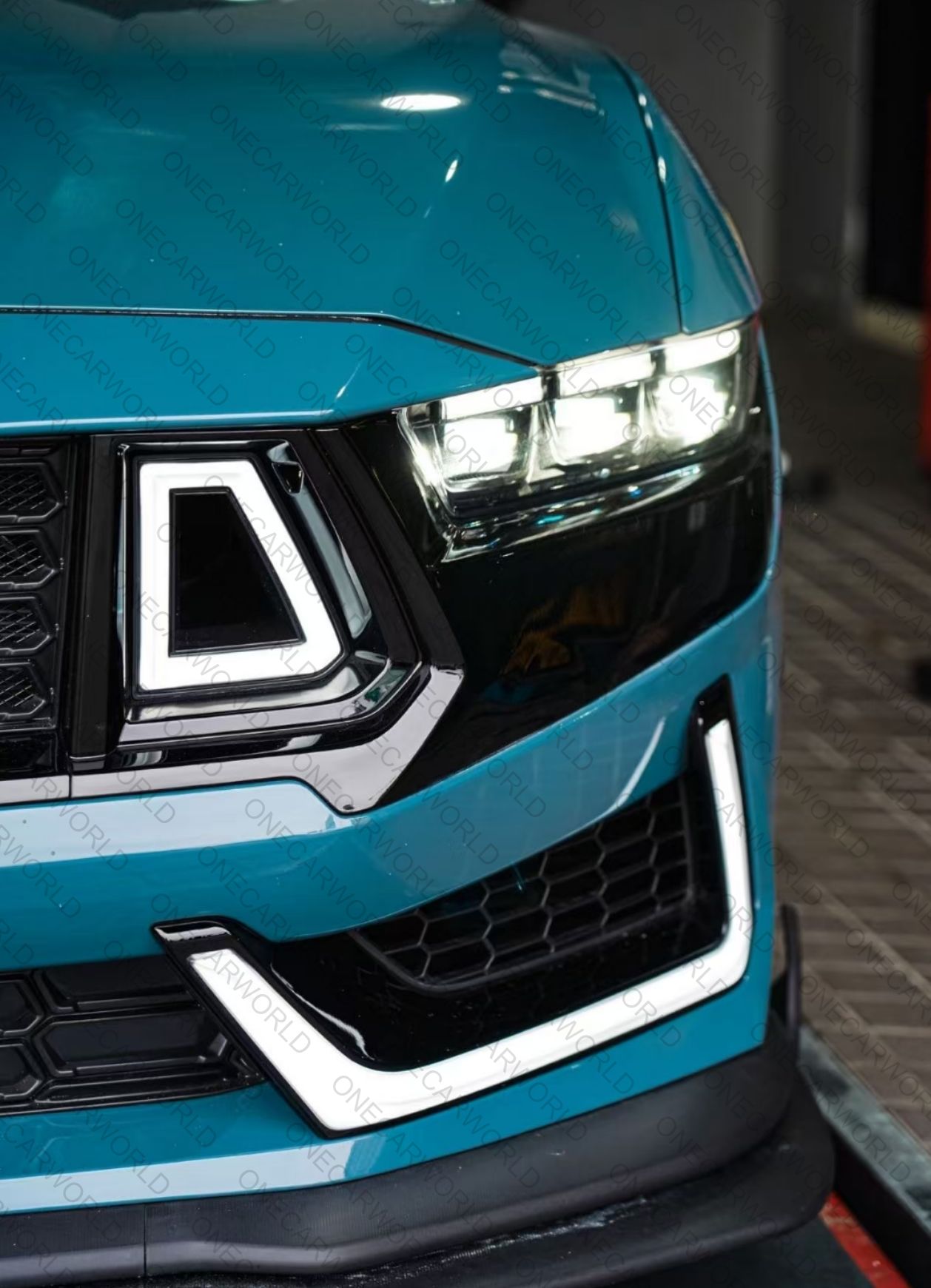 MP Concepts Dark Horse Style Front Bumper Kit with LED DRL Unpainted (2024+ Mustang GT, EcoBoost)