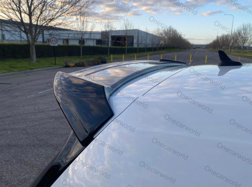 Volkswagen Golf MK7 MK7.5 GTI R 2014–2020 Rear Roof Spoiler OSIR Style Gloss Black – Onecarworld