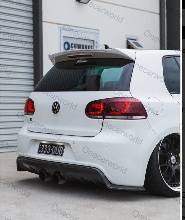 Volkswagen Golf MK6 GTI R 2008–2014 OSIR Style Rear Roof Spoiler Gloss Black – Onecarworld