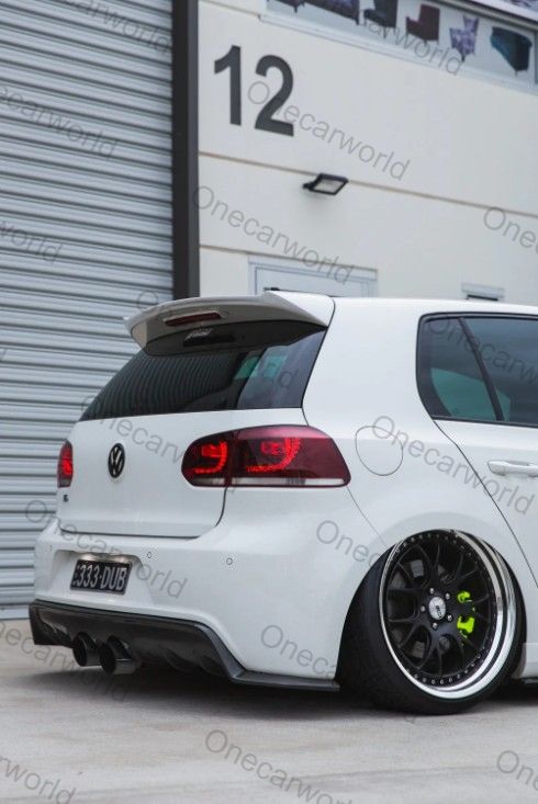 Volkswagen Golf MK6 GTI R 2008–2014 OSIR Style Rear Roof Spoiler Gloss Black – Onecarworld