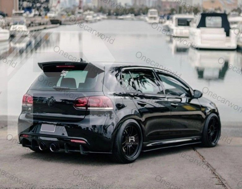 Volkswagen Golf MK6 GTI R 2008–2014 OSIR Style Rear Roof Spoiler Gloss Black – Onecarworld